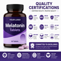 Comprimés de mélatonine pour un sommeil quotidien réparateur – Compléments de vitalité pure avec des nutriments de haute qualité – Les meilleurs comprimés bien-être