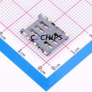 ZX-NSIM-281.4J <b>SIM</b> <b>Card</b> Connector SMD Connector Flip Cover Type Nano <b>SIM</b> <b>Card</b> <b>Card</b> <b>Holder</b> 1.4mm - Product Image 2