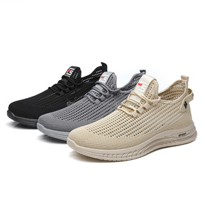 Henan diseño de malla transpirable personalizado peso ligero PVC bajo MOQ Stock nuevo precio bajo Campus Sports Soul zapatos de correr para hombres - Product Image 1