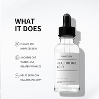 Sérum à l'acide hyaluronique en marque blanche, liquide organique, vitamine C, soin de la peau, sans parfum, hydratant, anti-âge, visage, ODM