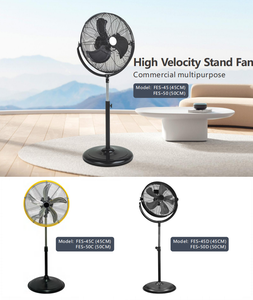 Ventilateur mécanique <span class=keywords><strong>à</strong></span> hauteur réglable en métal électrique en forme de U de 20 pouces pour une utilisation commerciale dans les hôtels - Product Image 3