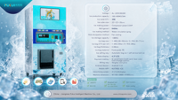 Distributeur automatique de glace en libre-service pour l'extérieur, 24h/24, machine à glaçons en sachets, fonctionnement par pièces, lecture de carte, contrôle à distance GSM