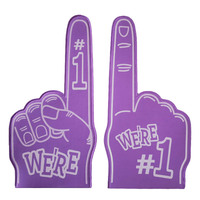 Promotion Sports Personnalisé EVA Portable Mousse Main Doigts pour Cheerleading Sports Événements Athlétique