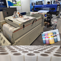 Machine d'impression A1 A2 vente en gros imprimante DTF 60cm 4 têtes imprimante DIF 4 pouces avec secoueur de poudre ensemble d'imprimante DTF encre blanche PET FILM