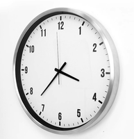 Jam Dinding Senyap 24 Inci 60 CM Jam Quartz Ukuran Besar untuk Ruang Konferensi Hotel, Aula Stasiun, Jam Sederhana dan Berkesan