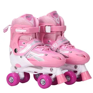 쿼드 롤러 스케이트 4 플리커 휠 롤러 스케이트 판매 OEM 사용 가능 2022 쉽게 인라인 스케이트 교환