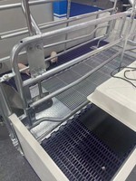 Ensemble complet prêt à l'exportation : Cage de mise bas pour porcelets, Caisse de mise bas intégrée double face, Système de caisses de mise bas pour truies