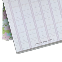 Bloc-notes en papier épais, carnet à feuilles mobiles, carnet à pois, carnet à grille, papeterie personnalisée pour le bureau et l'école