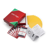 Nouveaux produits différents plateau de jeu de conception avant jeux de société personnalisés ensemble jeu de cartes de question avec boîte à couvercle supérieur
