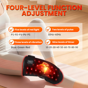 Dispositivo de Terapia de Luz Roja de 660nm y 850nm para la Rodilla, Alivio del Dolor, Vibración, Masajeador de Rodilla con Terapia de Luz Roja - Product Image 2