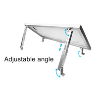 Pata de Soporte Delantera y Trasera de Aleación de Aluminio con Ajuste de Inclinación sin Escalonamientos para Sistemas de Montaje Solar