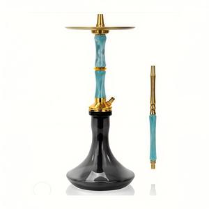 Nuevo Set de Hookah de una Sola Manguera, Pipa de Shisha de Cristal Oceánico, Hookah Árabe para Bar - Product Image 2