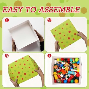 <b>Large</b> gift <b>box</b> with lid, high-end shirt <b>box</b>, Christmas gift <b>box</b>, customizable according to needs - Product Image 4