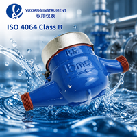 Rotary Impeller Water Meter Mechanical Instrument Household National Standard Cast Iron/Copper/Stainless Steel Threaded