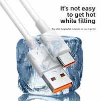 INNOPRO Grosir Kabel Data Tipe-C Pengisian Daya Super Cepat 6A Berkualitas Tinggi 66W Power Bank USB Selubung PVC Tembaga Murni Earphone
