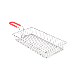 מסננות ומסננות מלבניות נירוסטה שאינן נדבקות, ידידותיות לסביבה, עם ידית נגד החלקה - Product Image 1