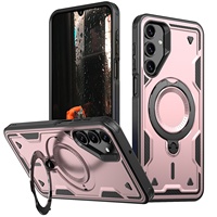 Étui de protection robuste magnétique intégral antichoc en TPU+PC+Métal pour Samsung A16 A06 A15 A25 A-789