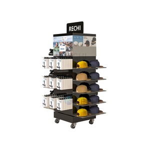 Rechi sàn tùy chỉnh Đứng Xoay tất cả trong một Acrylic bán lẻ hiển thị đứng <span class=keywords><strong>Rack</strong></span> cho Kính mát/điện thoại di động Phụ Kiện/dép - Product Image 6