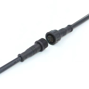 Cable Conector LED M8 M12 Impermeable IP67, Conector Macho y Hembra, Cables de Extensión Impermeables, Juego de Cables Polarizados de 4 Hilos - Product Image 4
