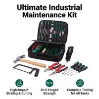 03795 pour Kit d'outils à main d'électricien industriel de qualité supérieure de 32 pièces en acier au chrome-vanadium, 1 boîte contenant 4 ensembles, 1 coffret
