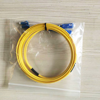 Kabel Serat Optik Single-Mode Simplex Jumper 2.0mm Oranye Konektor SC-LC dengan Jaket LSZH dan Material G652D