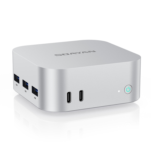 OEM Intel N150 N100 N95 Mini PC 12GB LPDDR5 Dual Gigabit LAN Dual Type-C 4K Triple Display Mini Computer Linux for Home Office