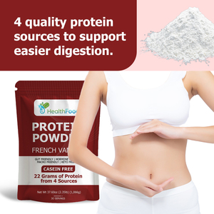 Productos de Nutrición Deportiva con Proteína de Etiqueta Personalizada, Proteína en Polvo con Sabor a Vainilla Francesa, Sin Caseína, Favorece la Digestión - Product Image 5