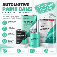 NVGTR Vernis Automobile 2K Polyuréthane UHS Haut Extrait Sec Brillant Pulvérisable Autonivelant Carrosserie Finition Repeinture