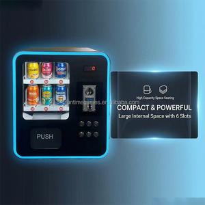 Distributore Automatico Mini Intelligente 24 Ore su 24 con Accettatore di Monete e Banconote per Sigarette, Snack, Latte, Alimenti e Bevande - Product Image 3