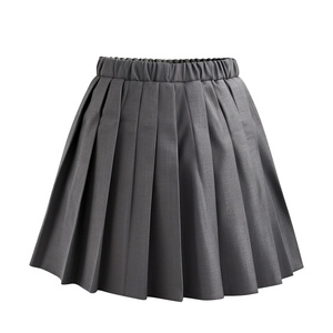 Ensemble d'uniformes scolaires confortables pour garçons et filles, avec logo personnalisé, chemise, short/jupe, cravate, badge, chaussettes, style tendance et doux - Product Image 5