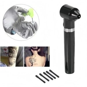 Mezclador de <span class=keywords><strong>Tinta</strong></span> Eléctrico Negro para Tatuajes y Maquillaje Permanente con 5 Varillas Mezcladoras, Equipo de Tatuaje - Product Image 2