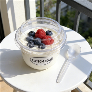 Vaso Redondo de Plástico de 32oz con Tapa para Camping, Té Boba, Bebidas - Product Image 2