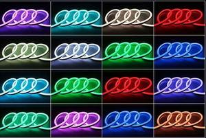 Bande LED néon flexible 10x10mm 24V |   Guirlande lumineuse télécommandée avec embouts, étanche IP65, garantie 3 ans, 2700K-6000K - Product Image 4