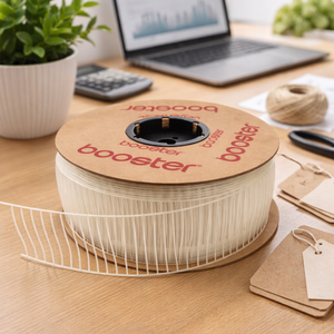 Étiquette universelle thermocollante en TPU écologique souple et élastique Booster GRS, taille universelle, fixation par épingle, 15-270 mm, recyclable - Product Image 1