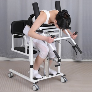 Elderly Care Hydraulic Lift Chair with Commode Shower Patient Transfer Health Care Supply Bathroom Safety Equipment Metal 130kg - Product Image 4