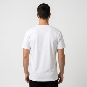 เสื้อยืดคอตตอน 100% น้ำหนัก 260 กรัม สไตล์วินเทจ ซักแล้ว คอกลม แขนสั้น ทรงโอเวอร์ไซส์ พิมพ์ลายบาติกไล่เฉดสี แห้งเร็ว - Product Image 5