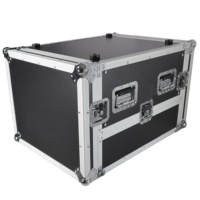 Rack de mixage DJ 13U, combo 6U, flight case musical avec tablette pour ordinateur portable