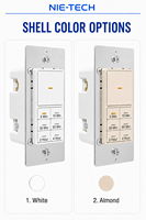 Timer Hitung Mundur 4 Jam AS, Memerlukan Kabel Netral, 125v 15A, Daya USB, Berfungsi untuk Lampu, Kipas, Pemanas, Terdaftar ETL FCC