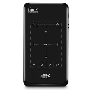 P09-II Nhà Máy Cung Cấp Máy Chiếu Mini DLP Android 9 2G 16G Hỗ Trợ Chơi Phim 3D 4K WIFI Băng Tần Kép 5G Cho Rạp Chiếu Phim Tại Nhà