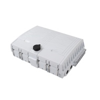 Meilleure boîte de terminaison FTTH boîte de distribution de fibre extérieure boîte de fibre optique en plastique de jonction de fermeture de 16 noyaux
