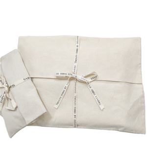 CH Custom Size 15*20 20*20 25*30 30*40cm Cotton Canvas Travel Clothing Bag Jewelry Packing Tied String <b>Envelope</b> Dust Bag - Product Image 5
