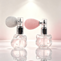 Populaire auprès des femmes et des enfants, flacon de parfum rechargeable de 10 ml avec poudre scintillante, vaporisateur à air comprimé, contenants et emballages cosmétiques