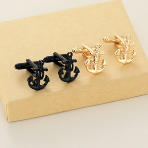 Nuovi Gemelli a Forma di Ancora, Accessori Moda Unici per Uomo, per Fidanzamento, Natale, Matrimonio e Feste - Product Image 4