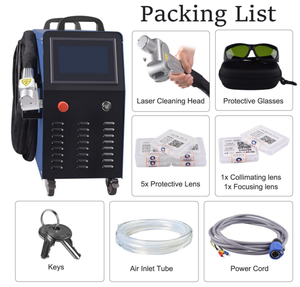 最新便携式 1500W 空冷手持式光纤激光清洗机 SUP32C 系统不锈钢金属铝除锈/除漆 - Product Image 5