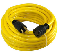 Kabel Ekstensi Generator 4 Cabang dengan Konektor Pengunci Putar untuk Generator Portabel