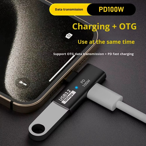 Convertidor Divisor Tipo C JILIAN, Adaptador USB 3.2 de Alta Velocidad Multifunción OTG, Portátil, de Aluminio para Teléfono Móvil - Product Image 4