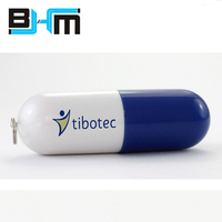 Conception unique Pilule médicale Forme Plastique Usb Pendrive Mini Portable 4gb 16gb 32gb 64gb Usb Flash Drive