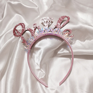 <span class=keywords><strong>Diadema</strong></span> DAMAI para Novia, Fiesta de Despedida de Soltera, Equipo de la Novia, Decoración de Boda, Artículos para Despedida de Soltera, Regalo para Damas de Honor - Product Image 2