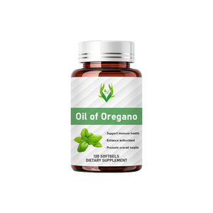 Cápsulas Blandas de Aceite de Orégano OEM ODM, Contienen Extracto de Aceite de Orégano con Vitamina D3, Mejoran la Salud Inmunológica, Cápsulas Blandas de Aceite de Orégano Silvestre - Product Image 1