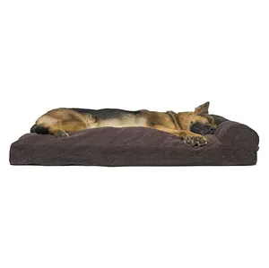 Wholesale Custom Brown Eco Friendly Indestructible Xl Xxl Xxxl Calming Dog Sofa Beds Heavy Duty Extra Large For Large Dogs